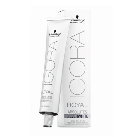 Tinte Igora Royal Absolutes Silverwhite Gris Pizarra 60ml