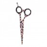 Tijeras de corte Concavas 5.5" Pink Leopard de Original