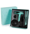 Kit Plancha C5 Mint Green + secador Wind de Corioliss