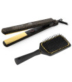 Plancha De Pelo Corioliss C-Style Gold Leopard Soft Touch + Paddle