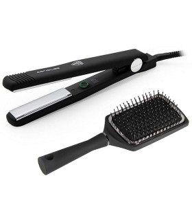 Plancha De Pelo Corioliss C-Style Black Chrome Soft Touch + Paddle