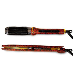 Kit Corioliss C3 Red Leopard + Hot Brush