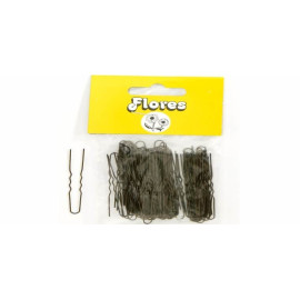 Horquillas flores invisible mini rubias 25 x 100uds
