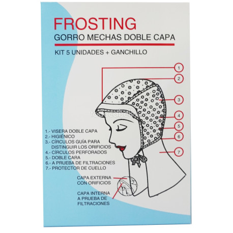 Kit Gorros Mechas Frosting Fama Fabré 5ud